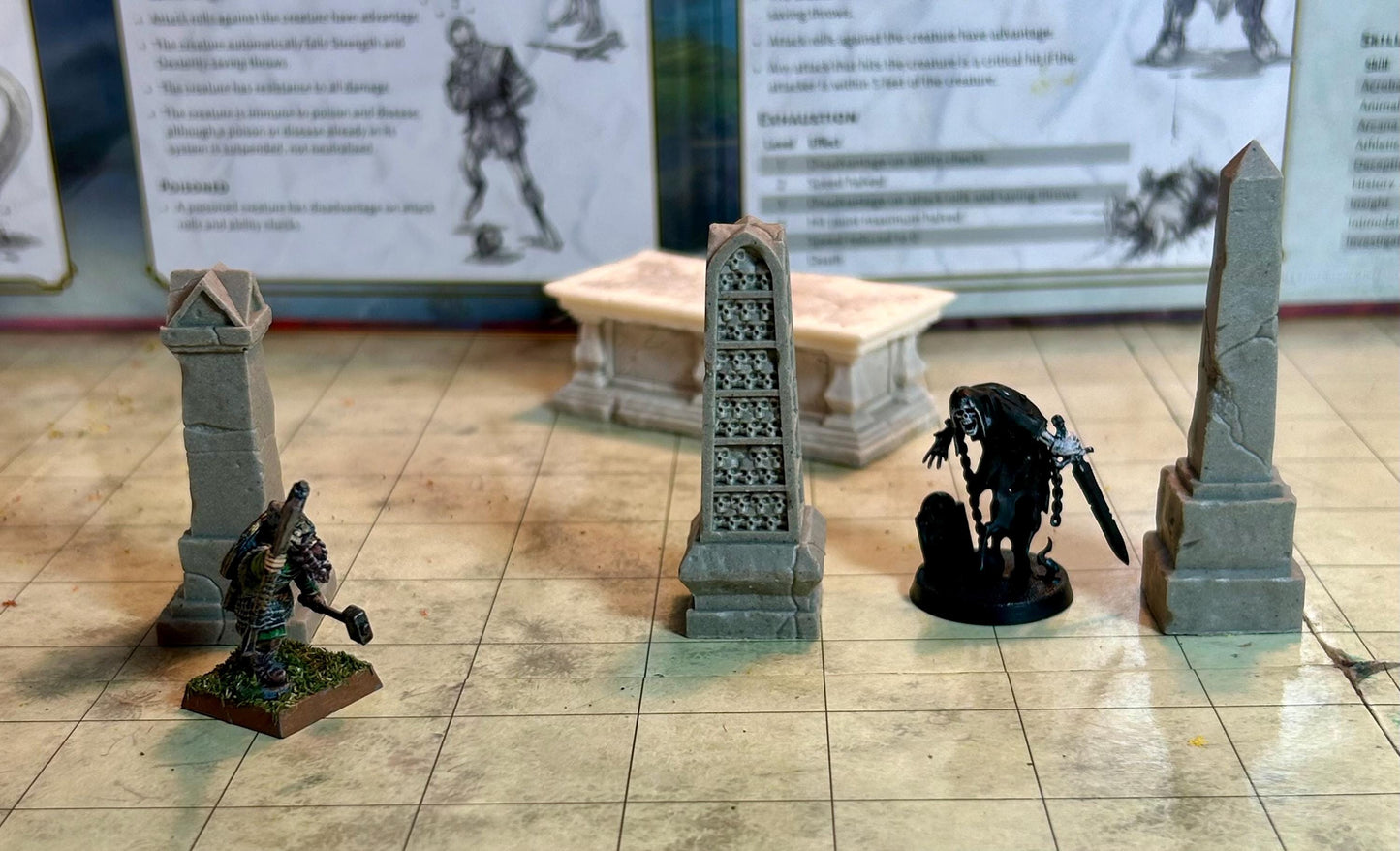 Legend Games- Graveyard scatter- Gothic Tomb for RPG and wargaming scenery