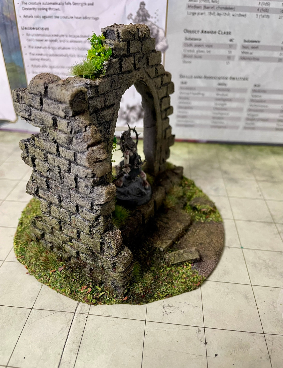 4 piece circular forest scatter terrain set