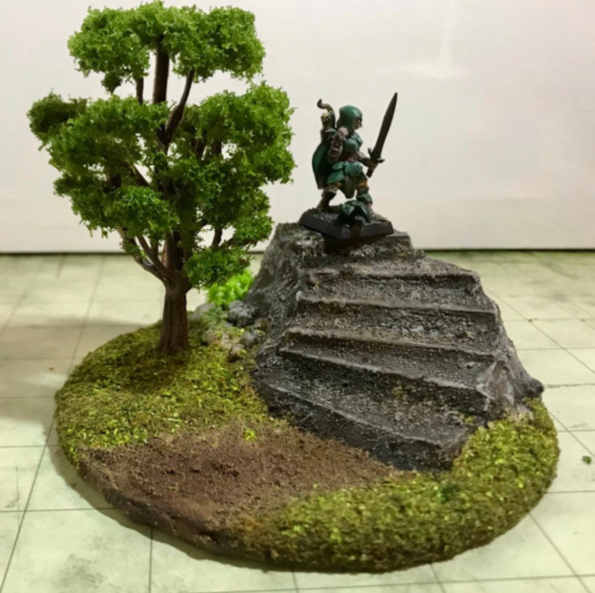 4 piece circular forest scatter terrain set