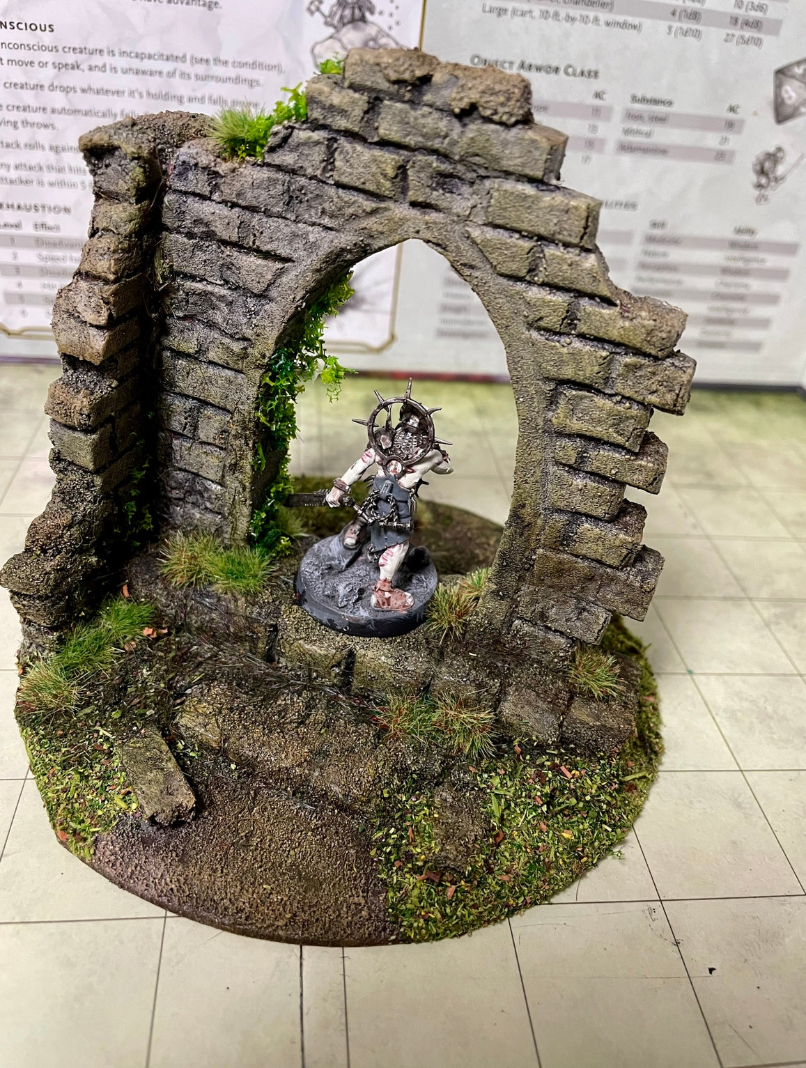 4 piece circular forest scatter terrain set