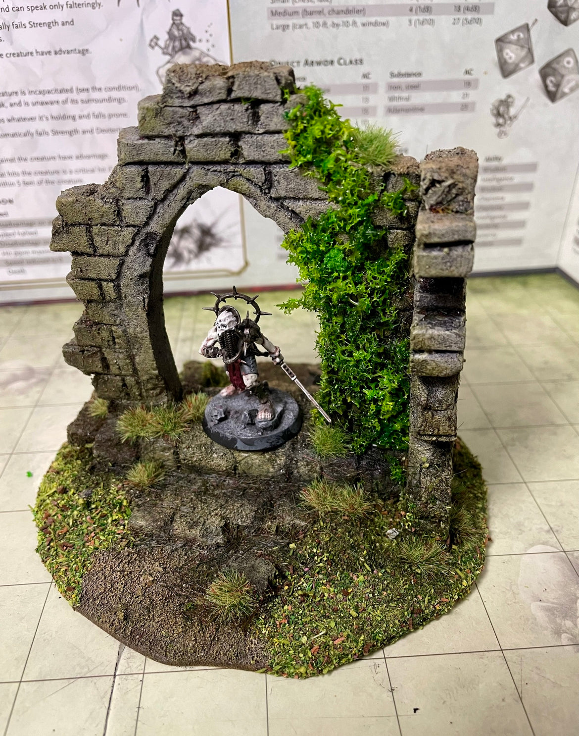 4 piece circular forest scatter terrain set
