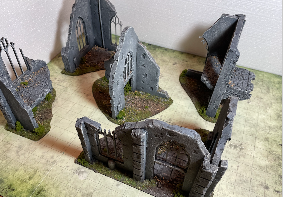 5 Piece ruined Cathedral