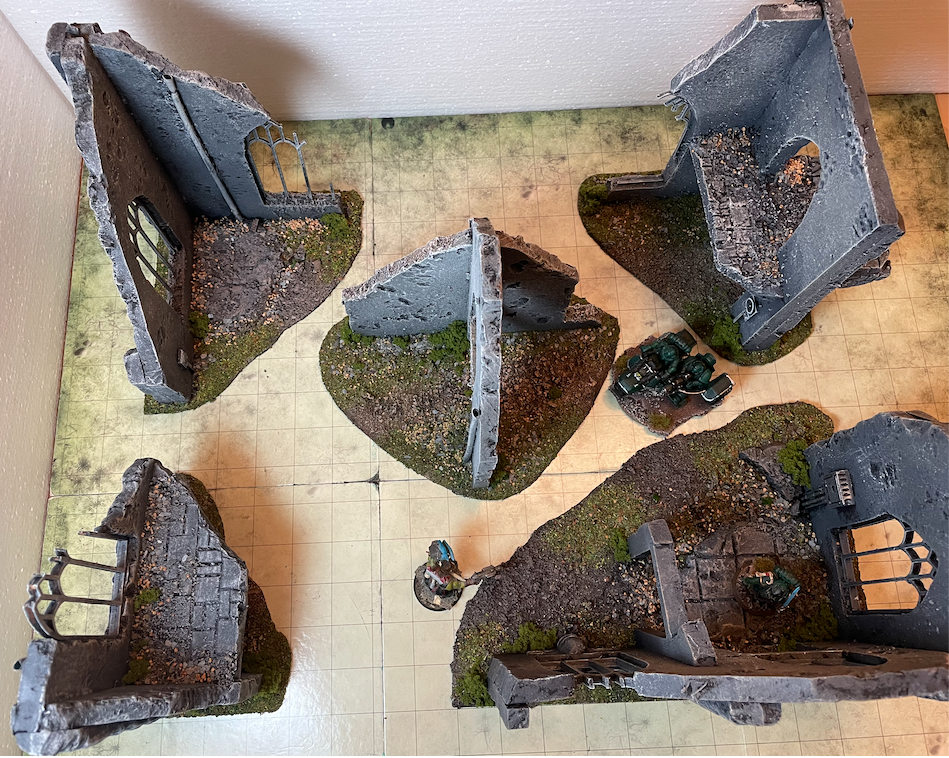 5 Piece ruined Cathedral