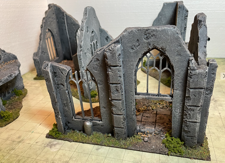 5 Piece ruined Cathedral