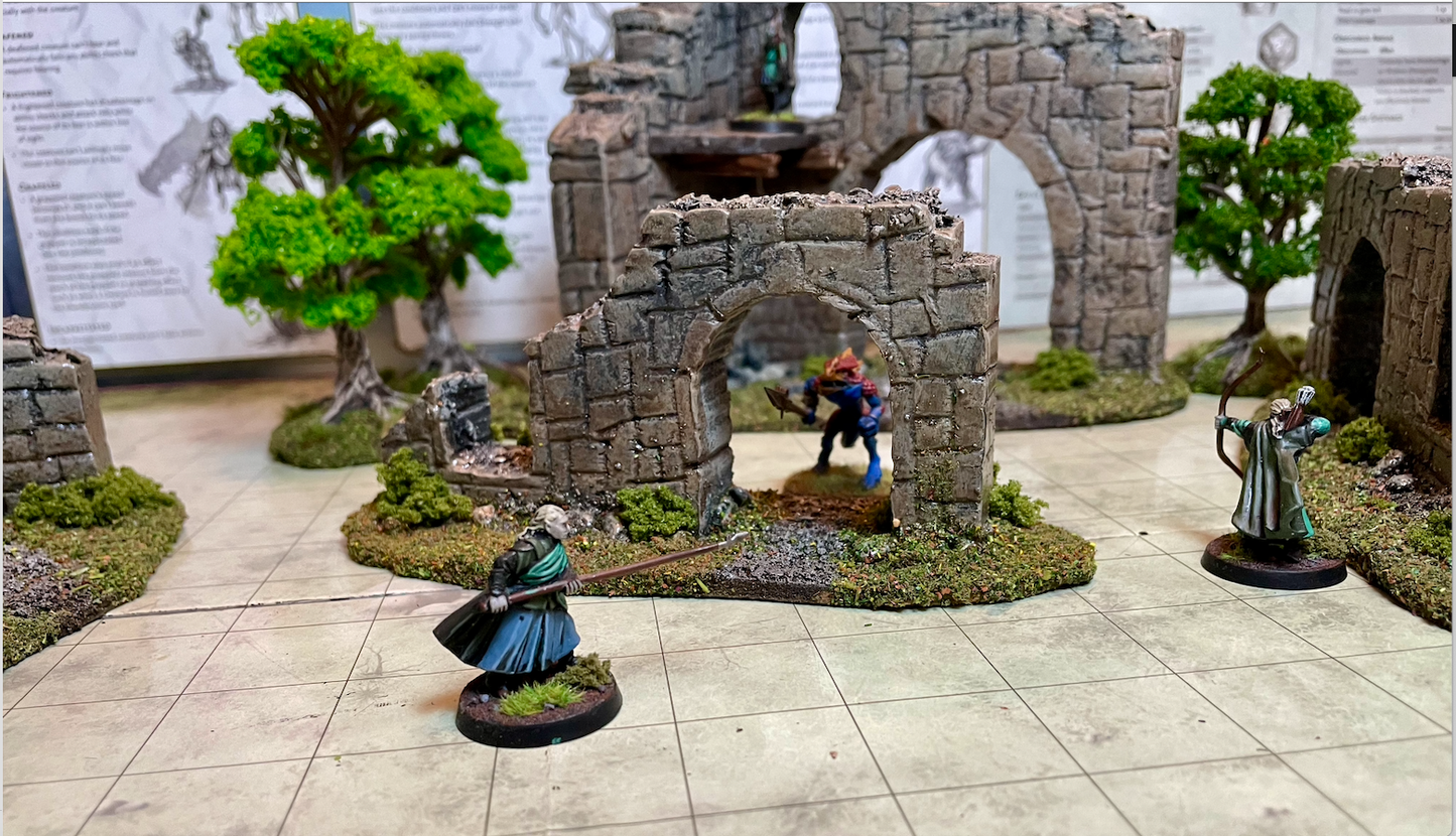 5 Piece ancient ruin scatter set