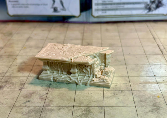 Legend Games- Graveyard scatter- Broken Gothic Tomb for RPG and wargaming scenery