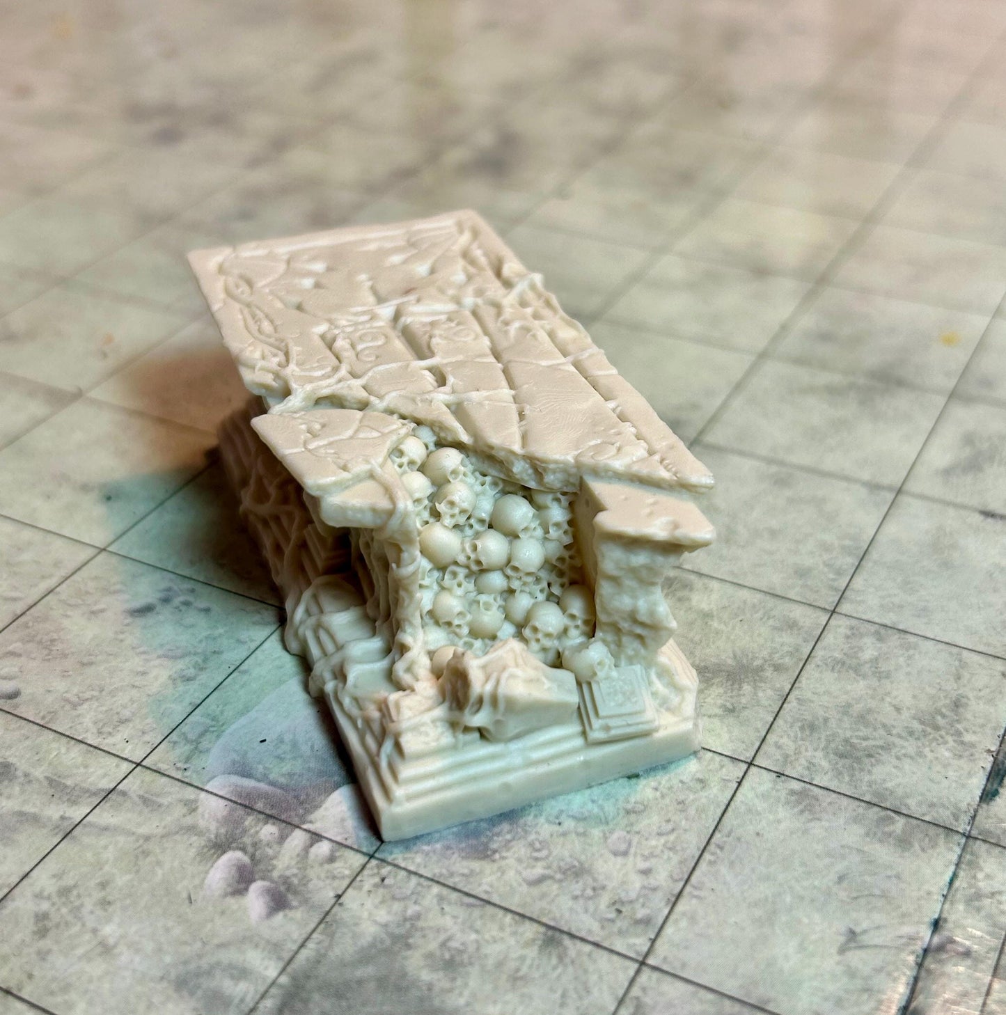 Legend Games- Graveyard scatter- Broken Gothic Tomb for RPG and wargaming scenery
