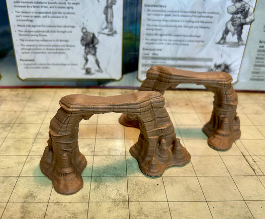 Legend Games- Cavern- Natural Arch x2, for RPG and wargaming scenery