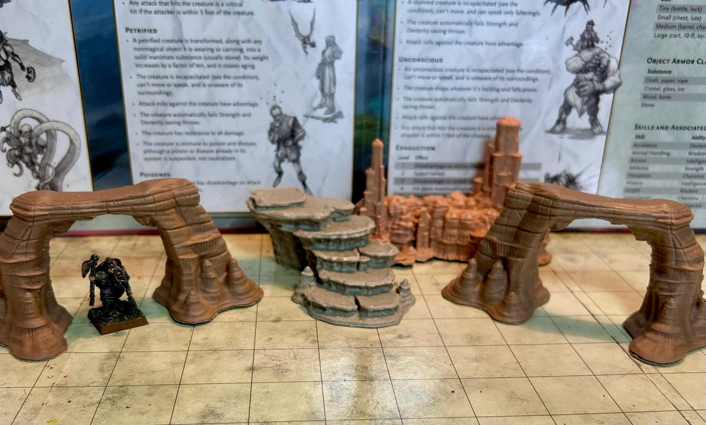Legend Games- Cavern- Natural Arch x2, for RPG and wargaming scenery