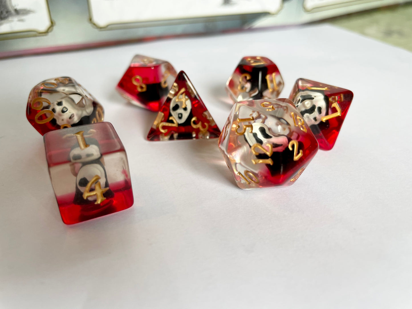 Entombed Poly Dice Set- Ghostface